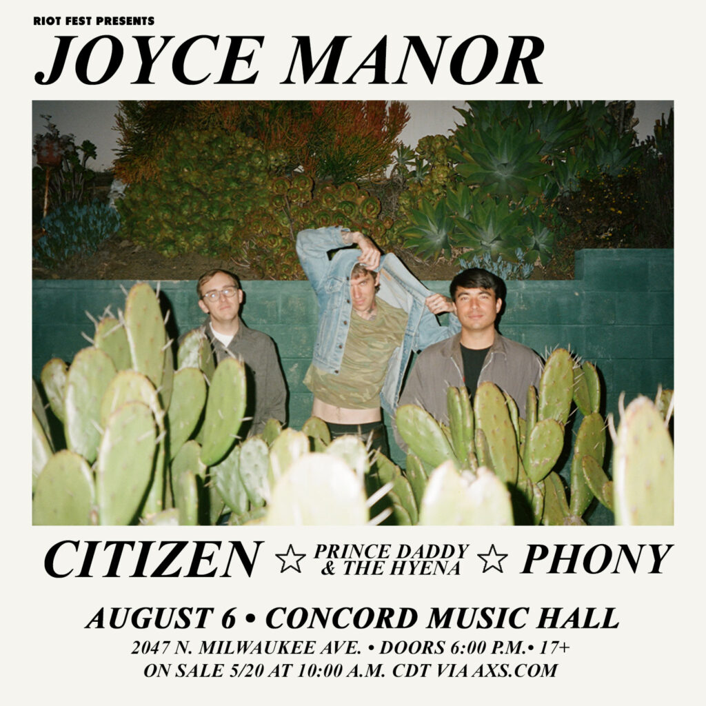 Joyce Manor, Citizen, Prince Daddy & The Hyena at Concord Music Hall