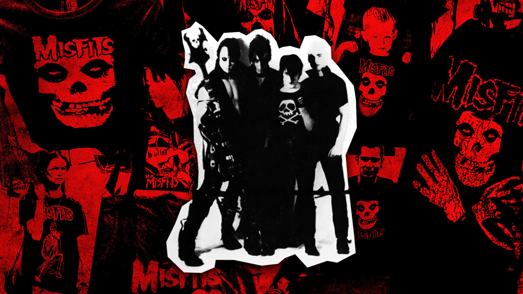 Misfits Patch | Crimson Ghost Skull American Horror Hardcore Punk Rock Band  Logo