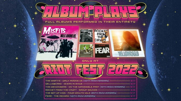 The Riot Fest 2022 Album Plays: Misfits, Yellowcard, Menzingers, and More