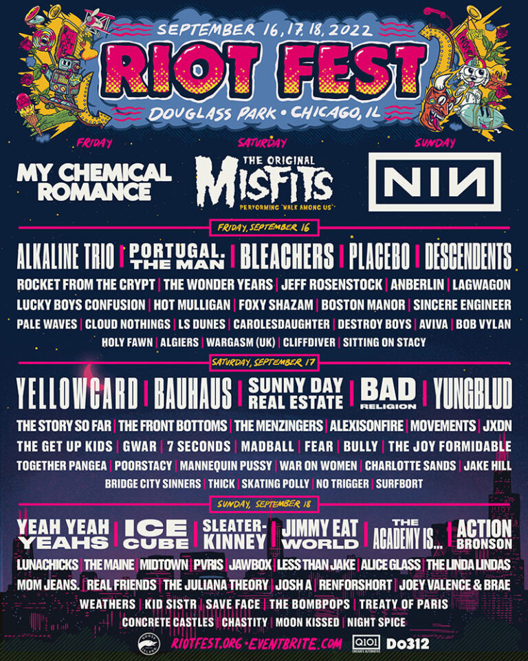 Riot Fest Tickets for September 16-18 in Douglass Park | Chicago, IL