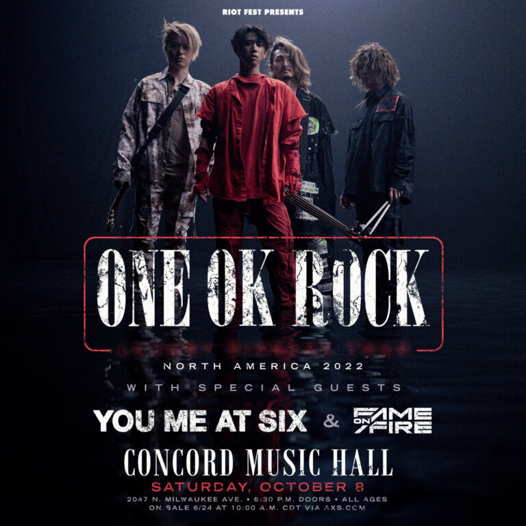 One Ok Rock Riot Fest 2023 September 15th 17th
