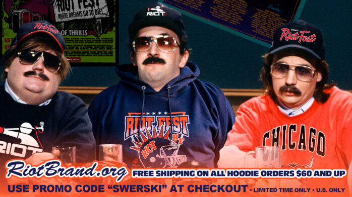 Bundle Up: Riot Fest Hoodie Orders Get Free Shipping