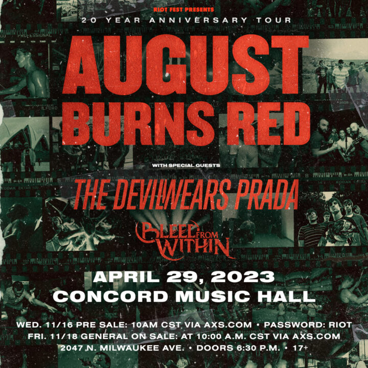 August Burns Red @ Concord Music Hall