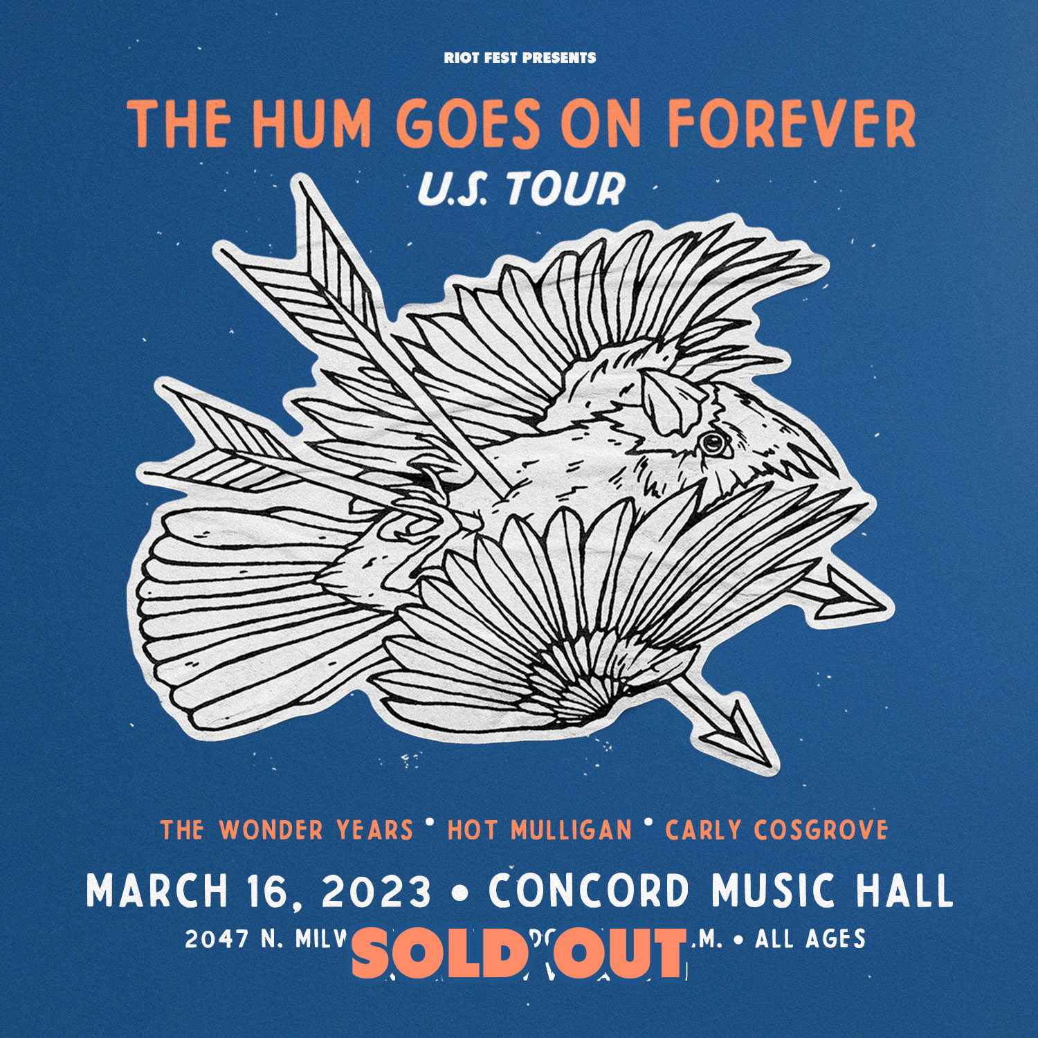 The Wonder Years: The Hum Goes On Forever Tour w/ Hot Mulligan