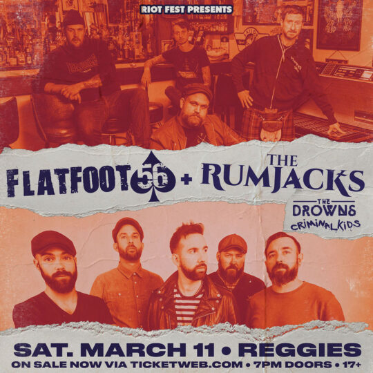 Flatfoot 56 / The Rumjacks with The Drowns + Criminal Kids