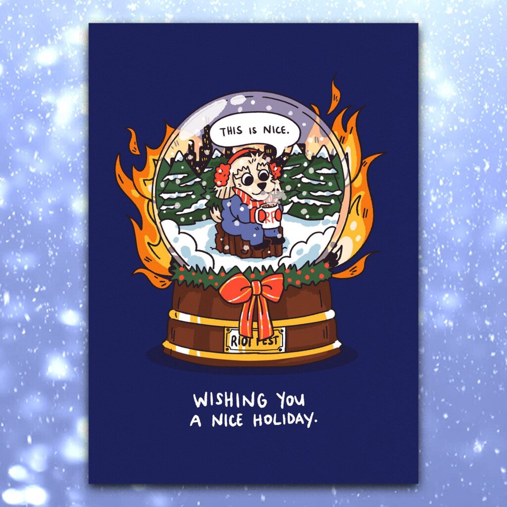 Riot Fest 2022 Holiday Greeting Card