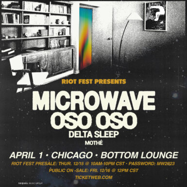 Microwave, Oso Oso, Delta Sleep, Mothé @ Bottom Lounge