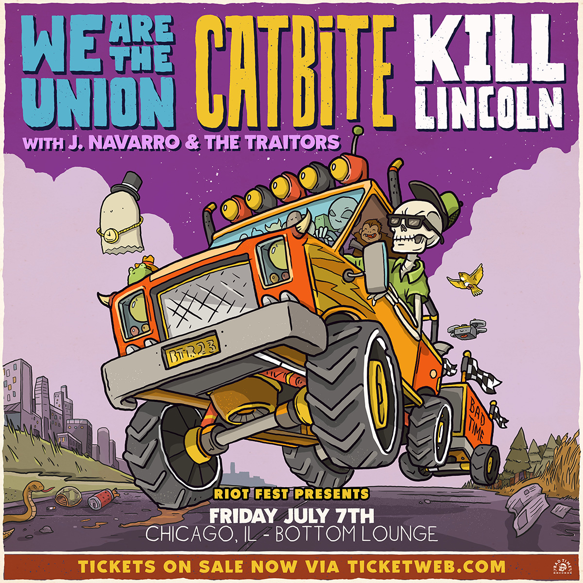 We Are The Union, Catbite, Kill Lincoln