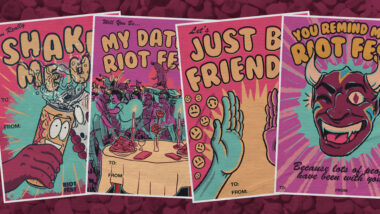 Riot Fest 2023 Printable Valentine’s Day Cards