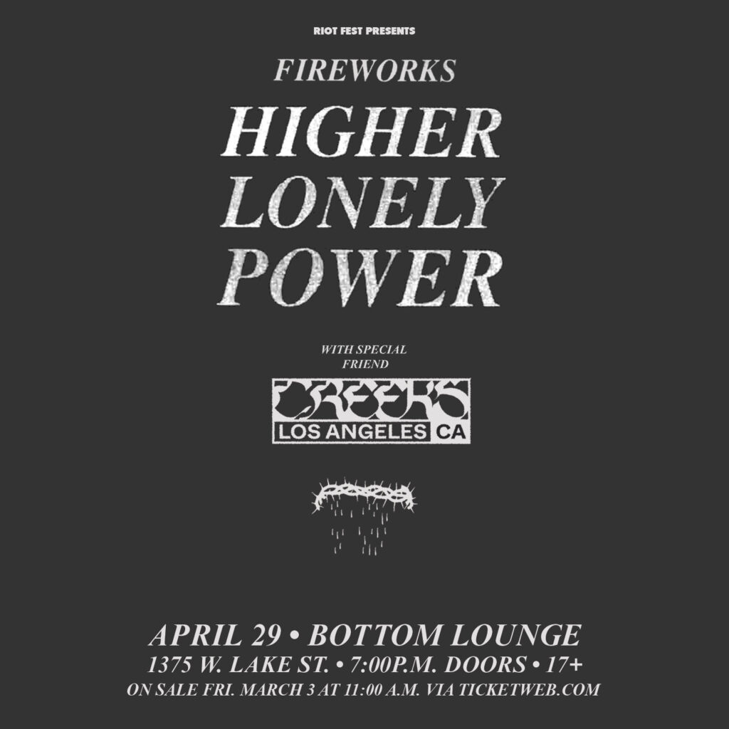 Fireworks with Creeks @ Bottom Lounge