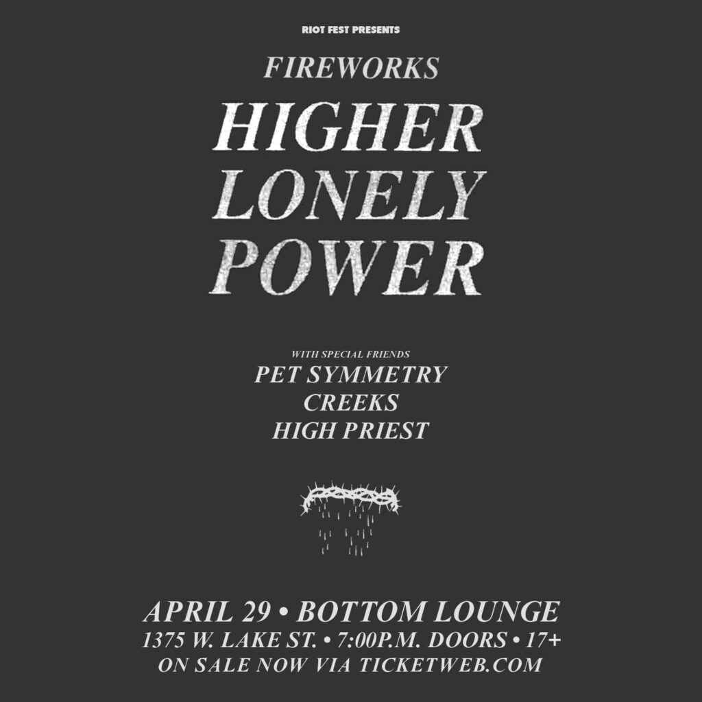 Fireworks with Pet Symmetry, Creeks, & High Priest @ Bottom Lounge