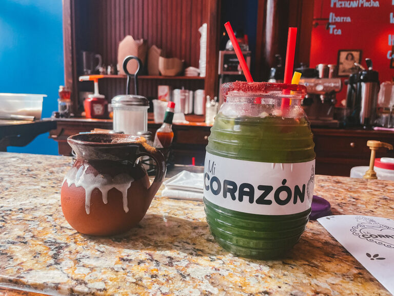 Mi Corazon Cafe in the Pilsen neighborhood in Chicago.