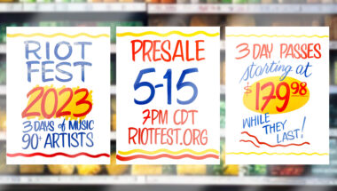Riot Fest 2023 Pre-sale at 7PM Tonight (May 15th) and lineup announcement tomorrow at 10AM (May 16th)