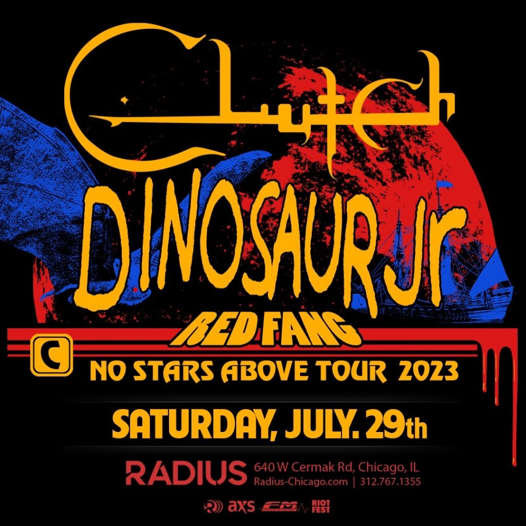 Clutch, Dinosaur Jr, Red Fang at Radius in Chicago