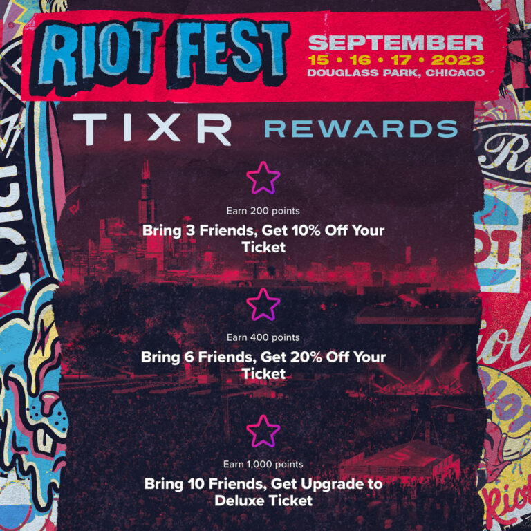 Use your referral link after purchase to earn rewards on your ticket! Refer 10 friends and get your ticket upgraded to Deluxe!