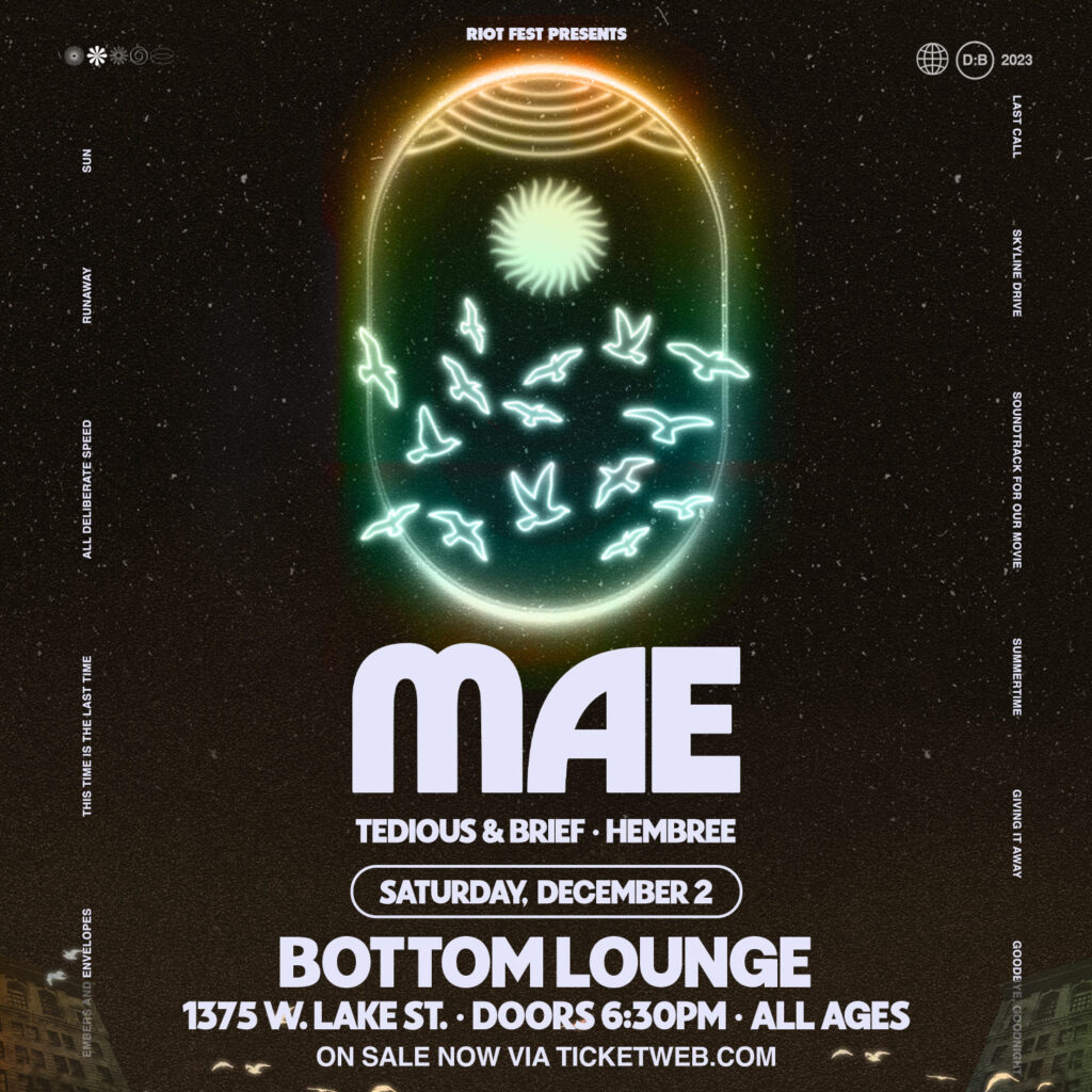 Mae, Tedious & Brief, Hembree @ Bottom Lounge