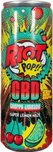 Riot Pop!! CBD Cherry Limeade Can