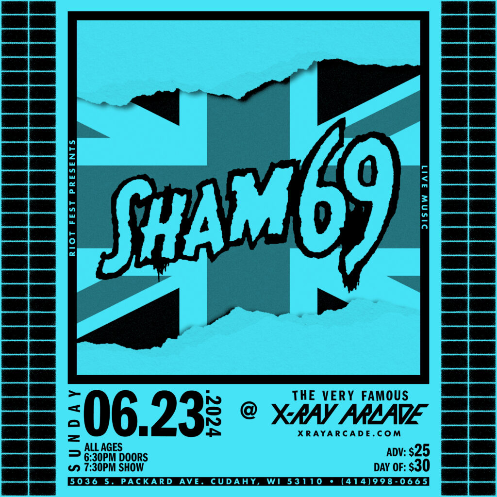 Sham 69 at X-Ray Arcade in Wisconsin