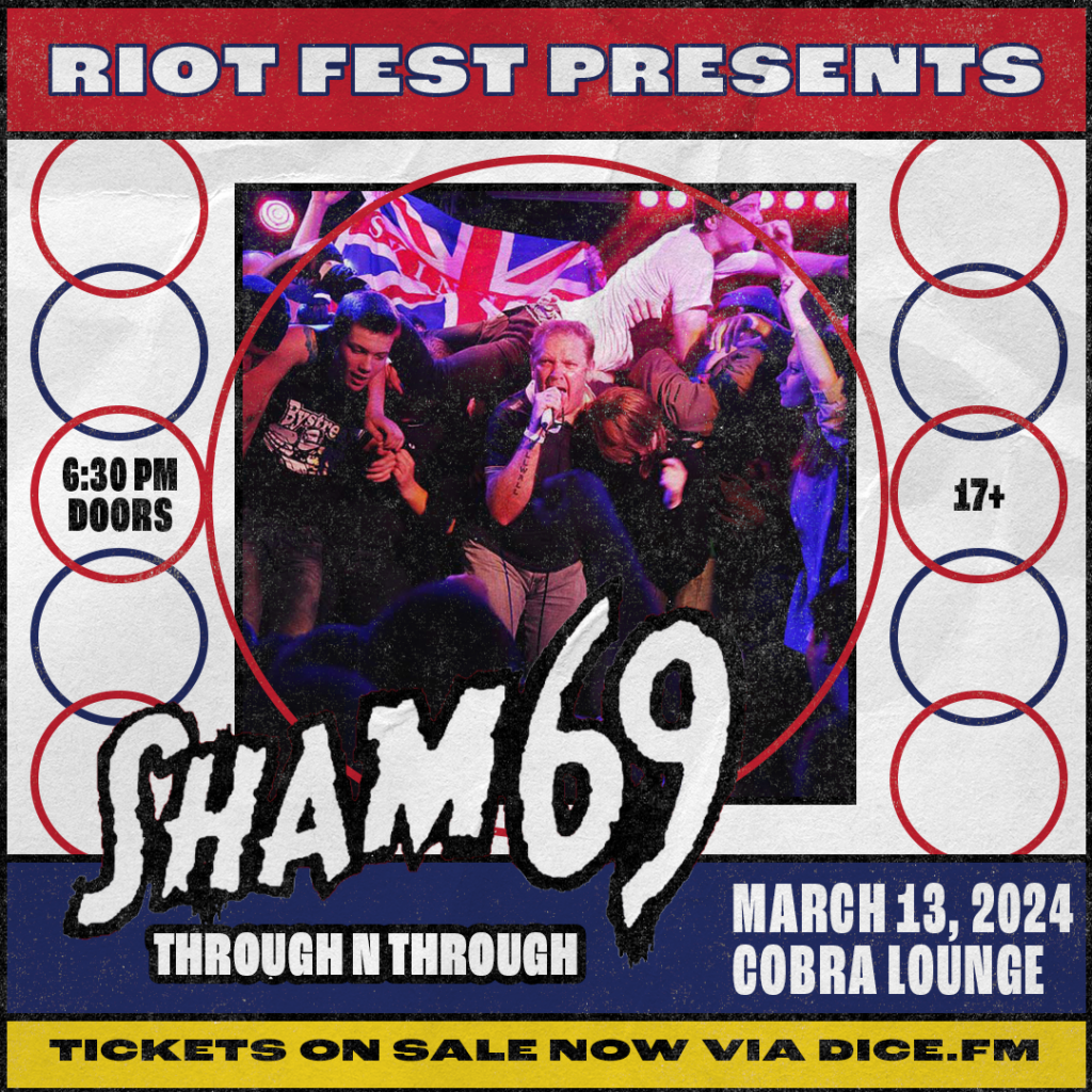 Sham 69 with through n through at Cobra Lounge