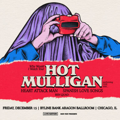 Hot Mulligan @ Aragon Ballroom with Heart Attack man, Spanish Love Songs, and Ben Quad