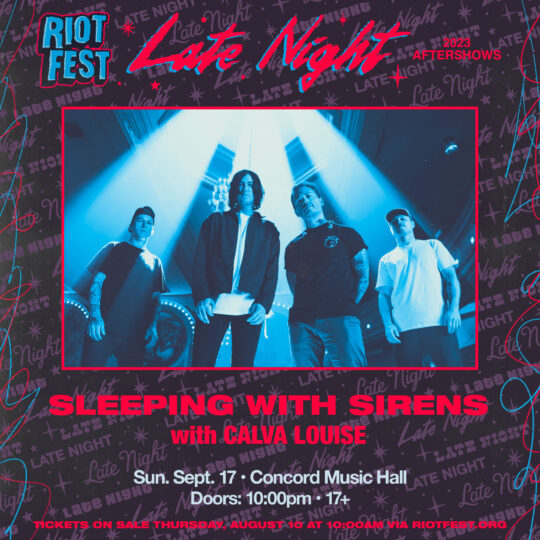 Sleeping with Sirens, Calva Louise @ Concord Music Hall