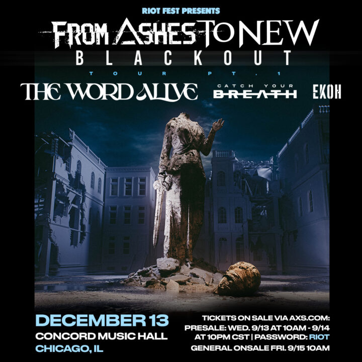 From shes To New with The Word Alive, Catch Your Breath, + Ekoh @ Concord