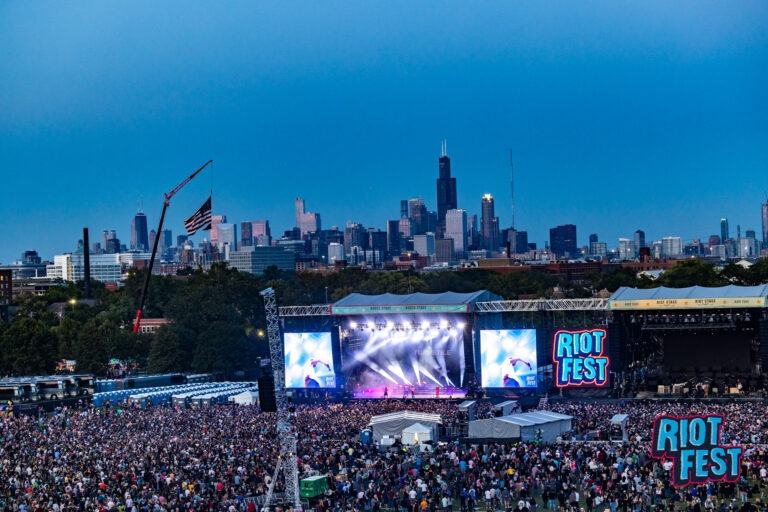 Riot Fest 2023 from above