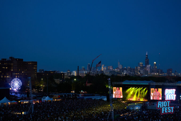 Riot Fest 2023 from above