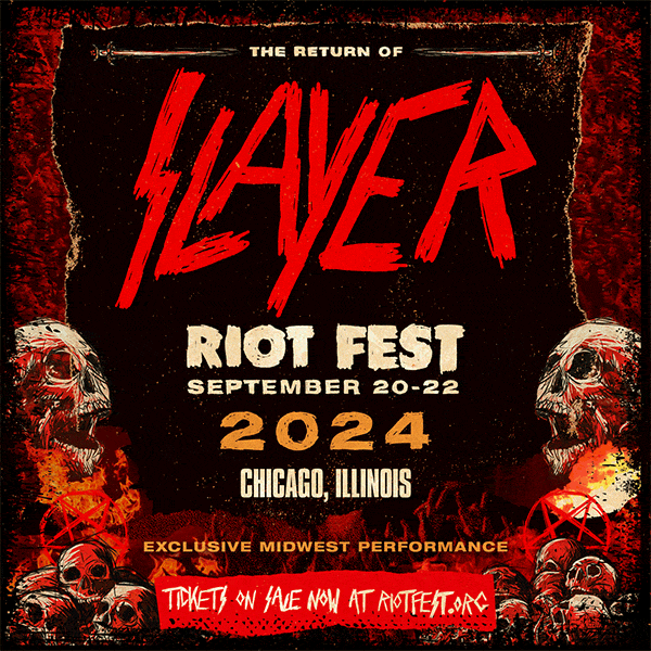 Slayer is playing Riot Fest 2024