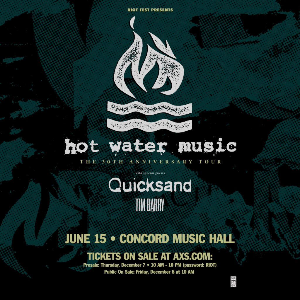 Hot Water Music with Quicksand and Tim Barry @ Concord Music Hall