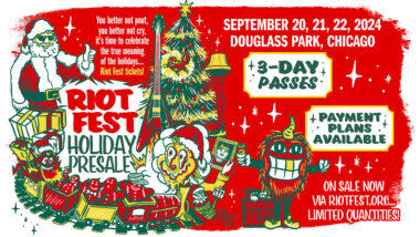 Riot Fest 2024 Holiday Presale Tickets Available Now!