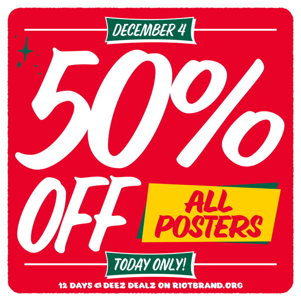 50% off all posters