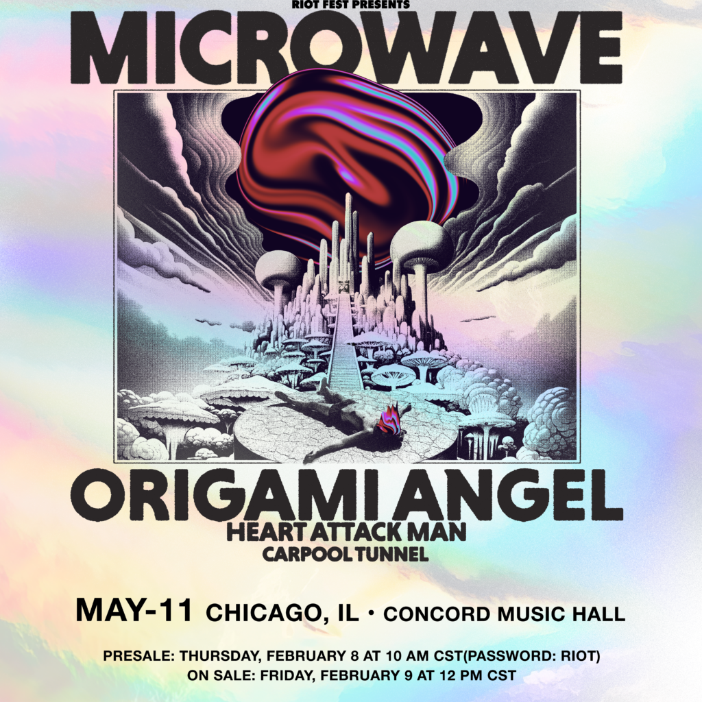 Microwave with Origami Angel, Heart Attack Man, and Carpool Tunnel at Concord Music Hall