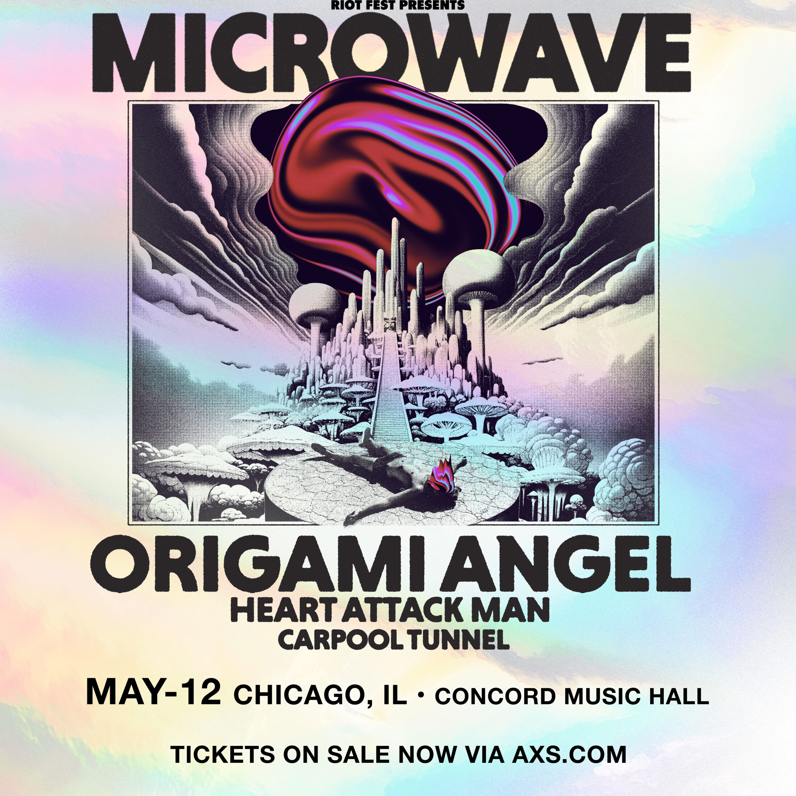 Microwave + Origami Angel