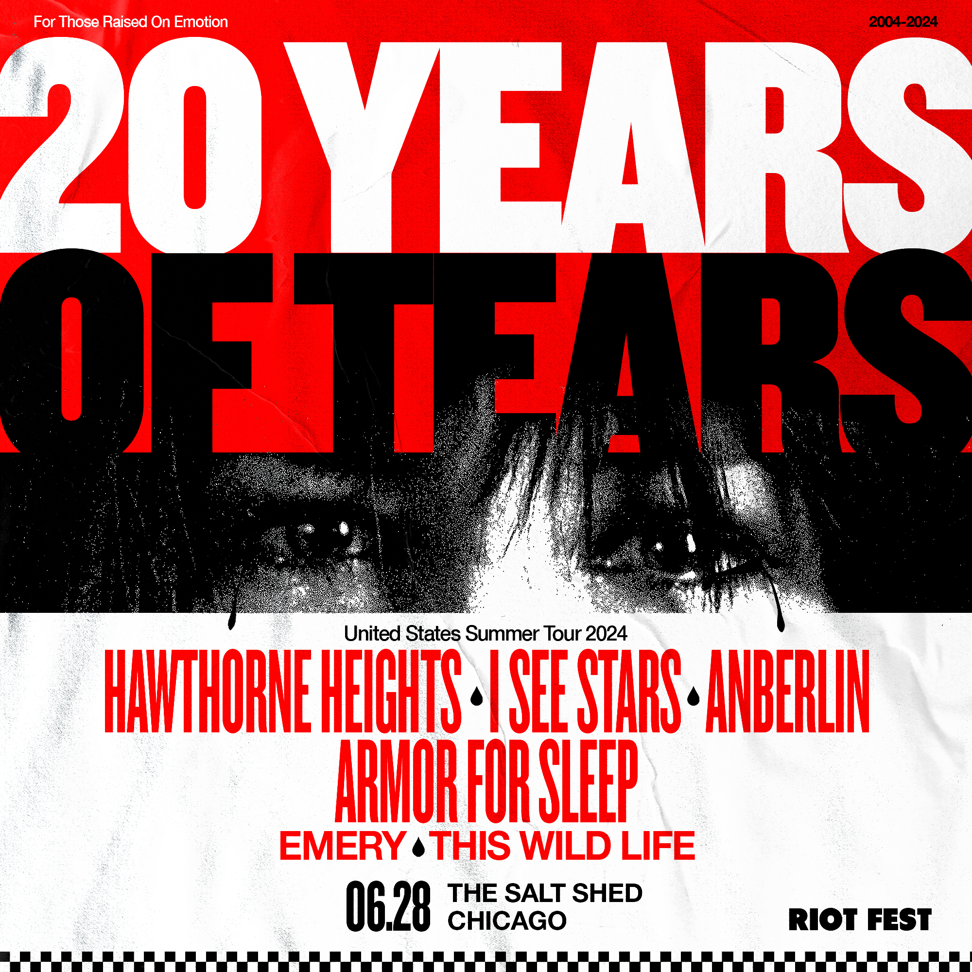 Is For Lovers & Hawthorne Heights Present: 20 Years of Tears