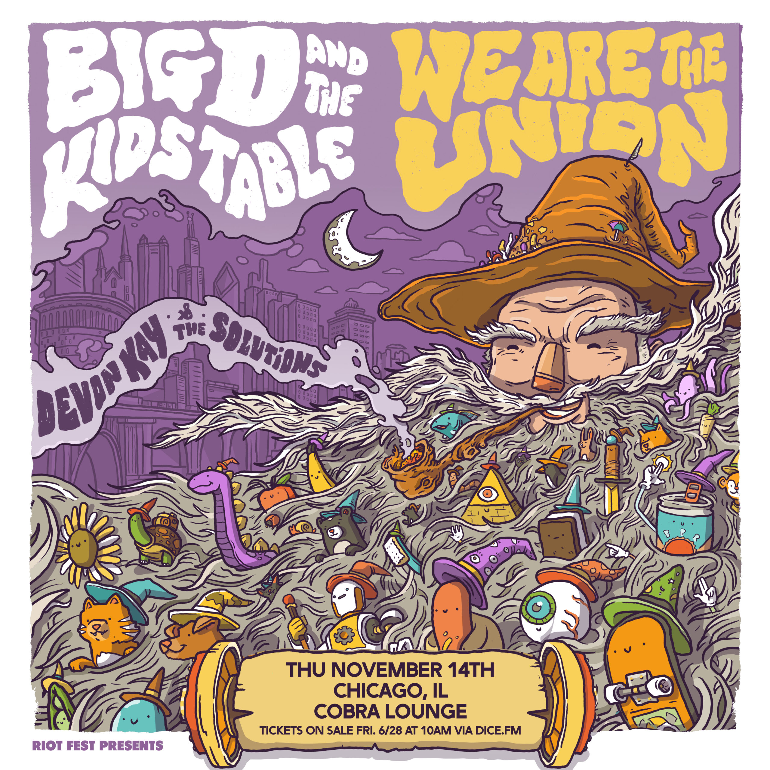 BIG D AND THE KIDS TABLE + WE ARE THE UNION