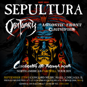 Sepultura Celebrating Life Through Death Tour