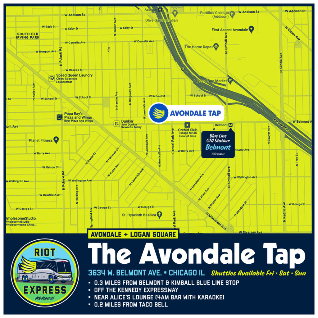 The Avondale Tap Shuttle Stop