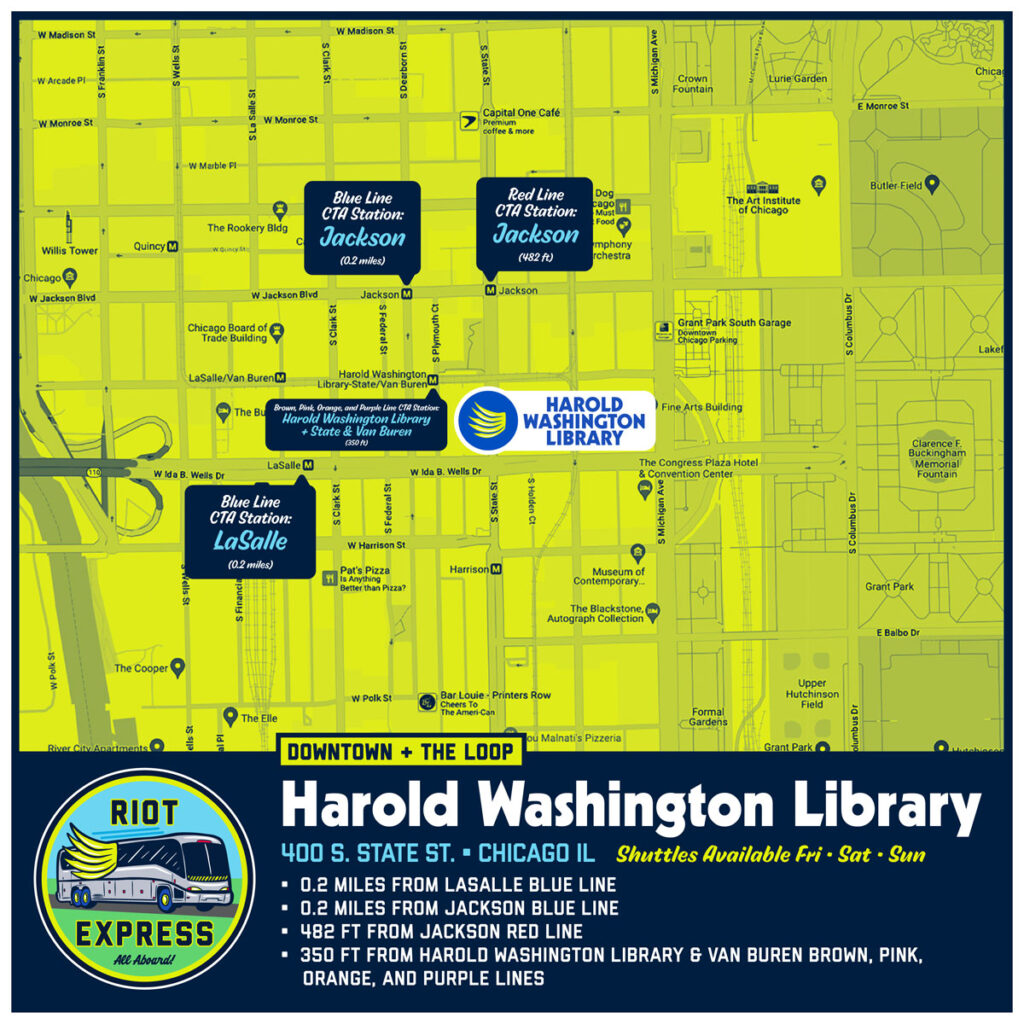Harold Washington Library Shuttle Stop