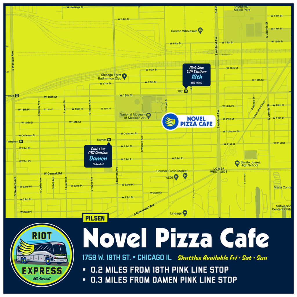 Novel Pizza Cafe Shuttle Stop