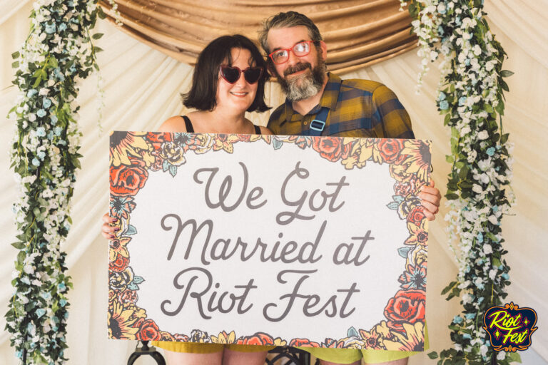 2024 Wedding at the Riot Fest Wedding Chapel