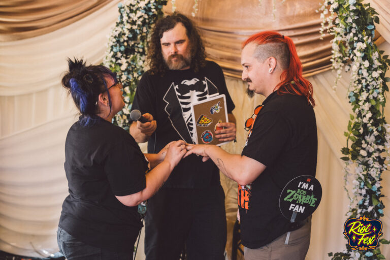 2024 Wedding at the Riot Fest Wedding Chapel