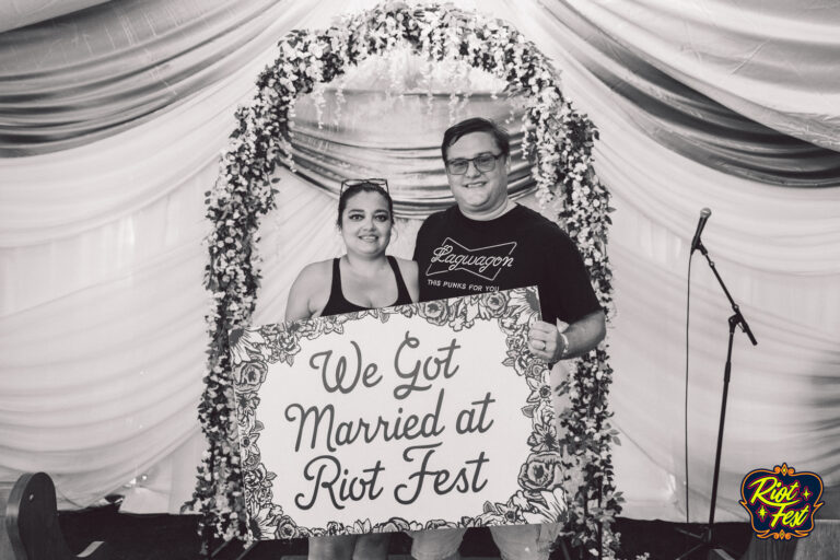 2024 Wedding at the Riot Fest Wedding Chapel