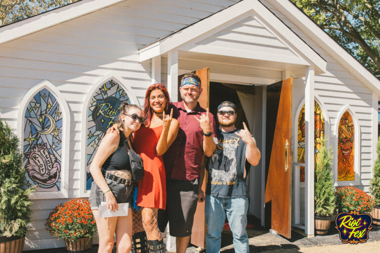 2024 Wedding at the Riot Fest Wedding Chapel