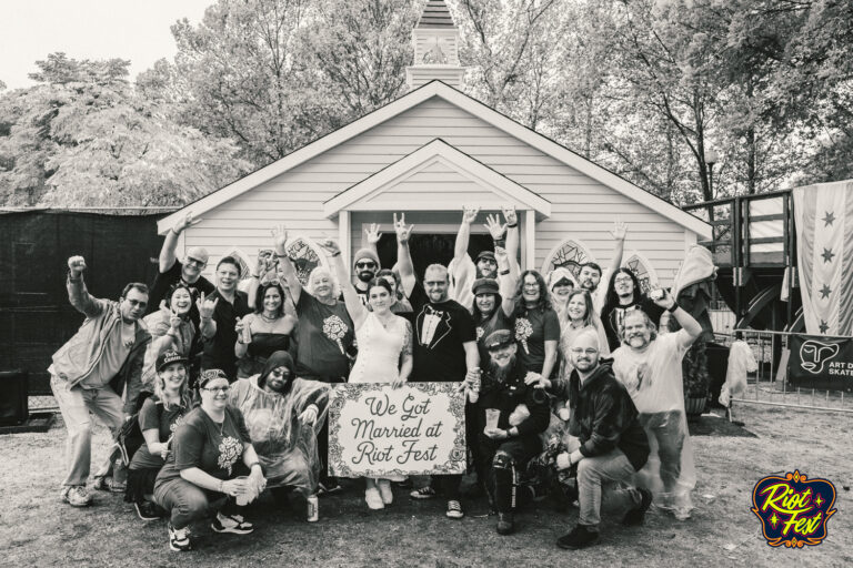 2024 Wedding at the Riot Fest Wedding Chapel