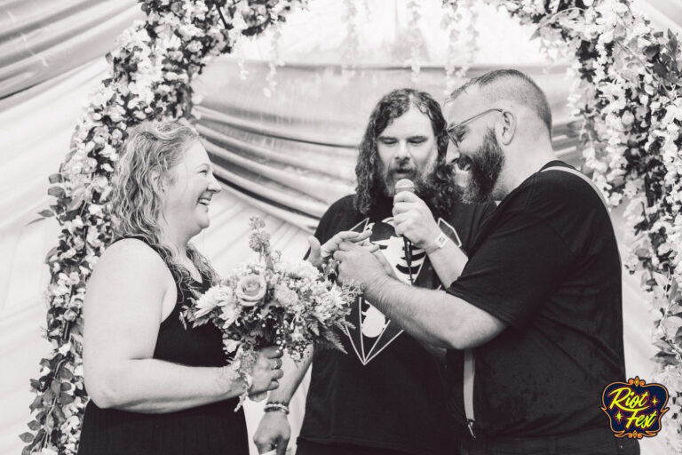 2024 Wedding at the Riot Fest Wedding Chapel