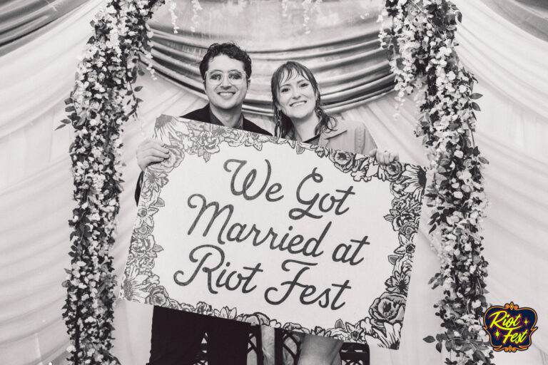 2024 Wedding at the Riot Fest Wedding Chapel