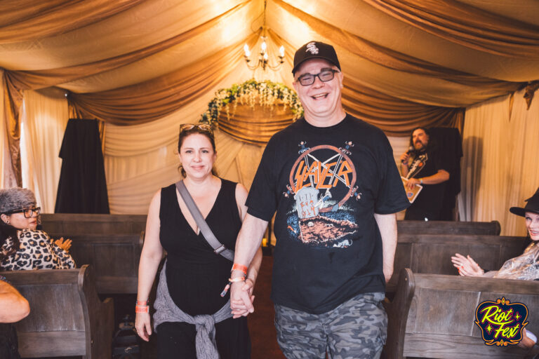 2024 Wedding at the Riot Fest Wedding Chapel