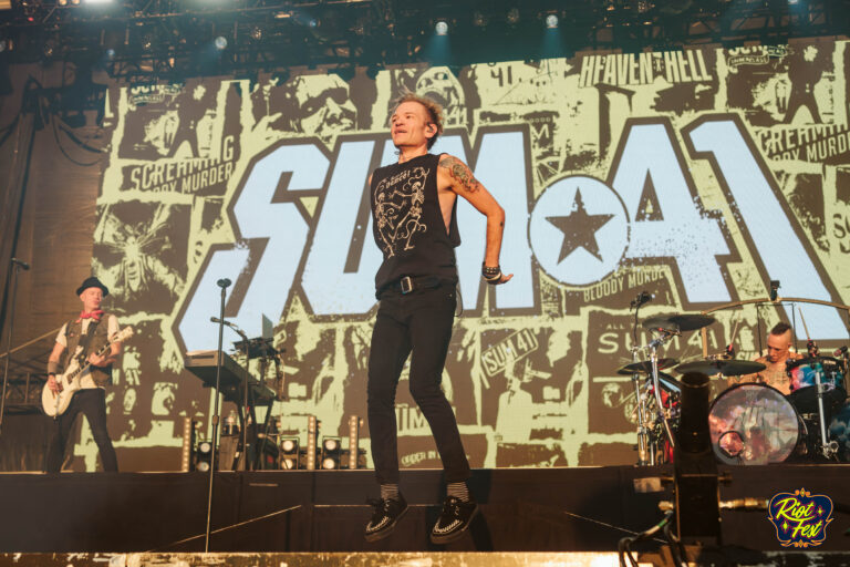 Sum 41 at Riot Fest 2024