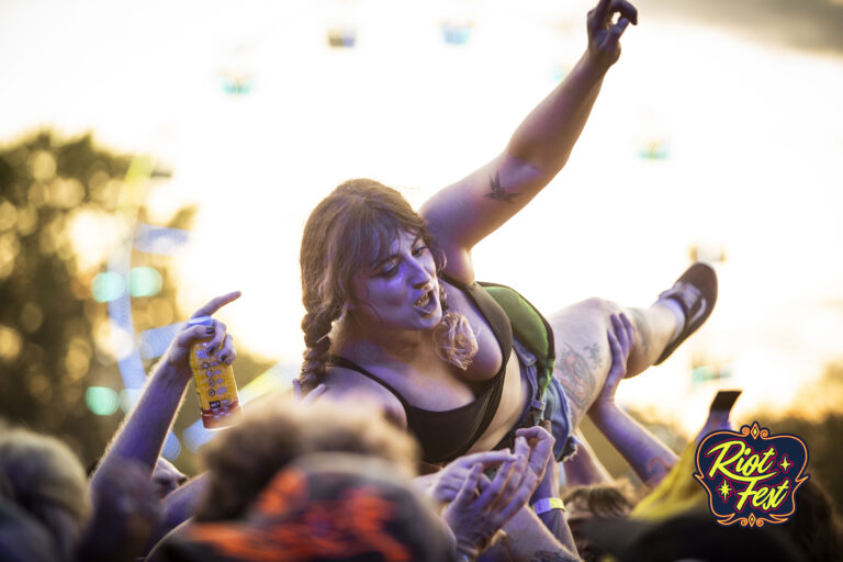 Crowd on Sept. 21, 2024 at Riot Fest